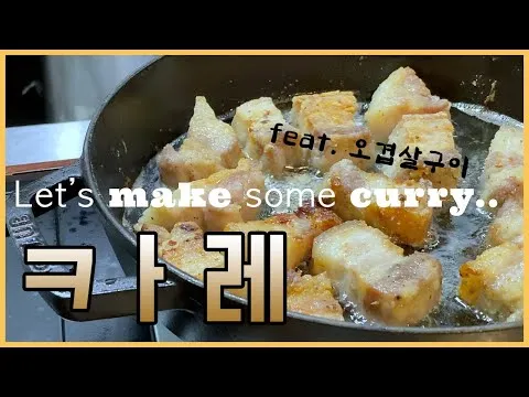 돼지고기 카레