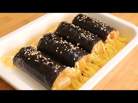묵은지 참치 계란 김밥