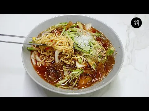오이냉라면