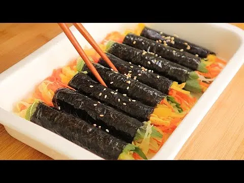양배추 계란 꼬마김밥