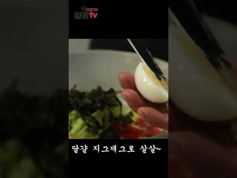 달걀 지단으로 살살