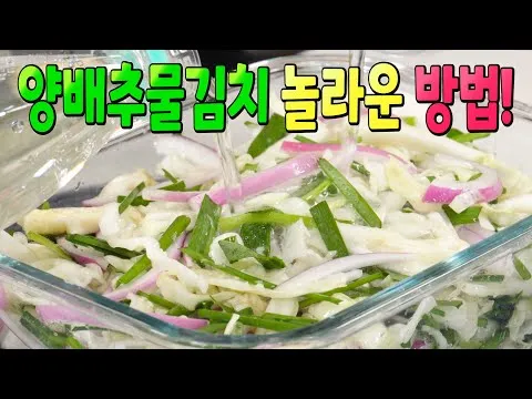 양배추 물김치