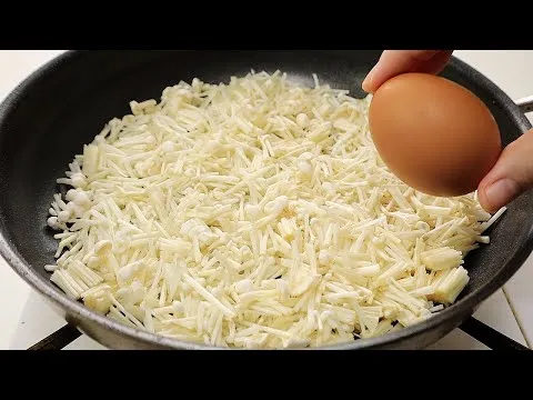 팽이버섯 계란덮밥
