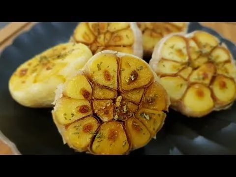 그릴 통마늘 버터구이