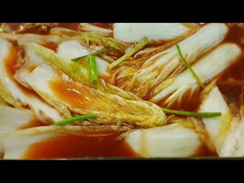 알배기배추 물김치