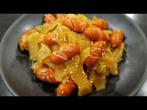 소시지 김치볶음