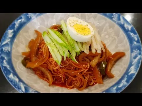 장아찌 비빔국수