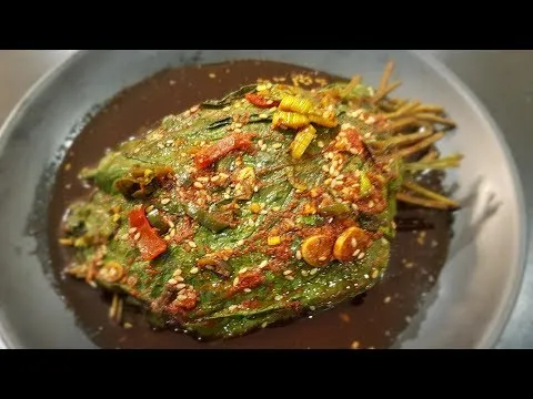 깻잎장아찌무침