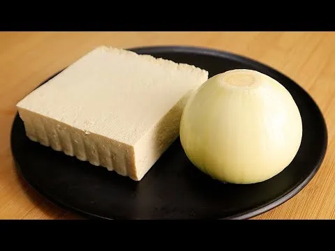 찜 두부 양파 조림