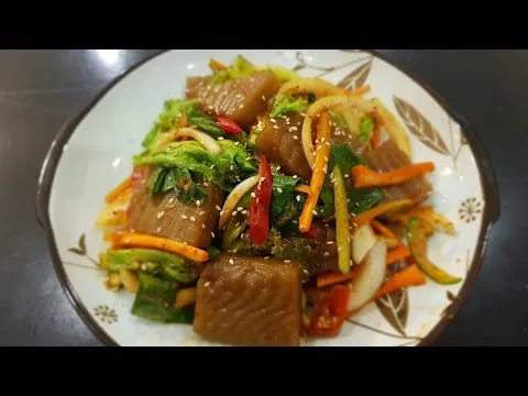 도토리묵무침