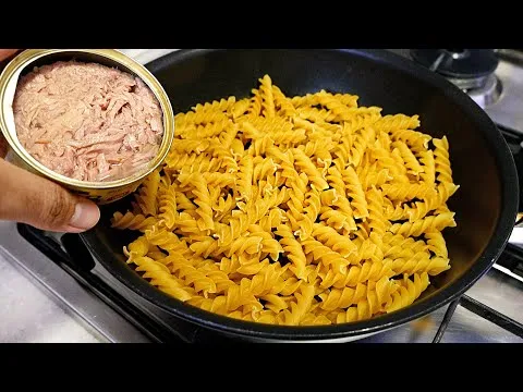 푸실리 참치 샐러드와 참치 파스타