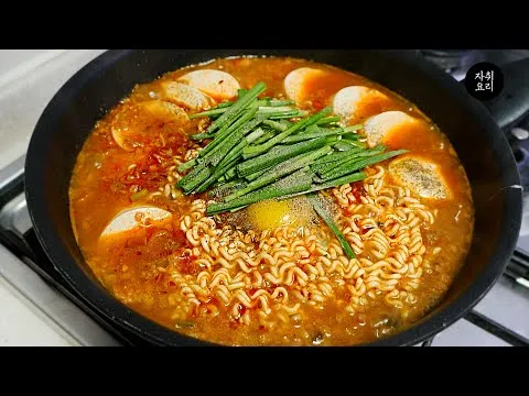햄순두부라면