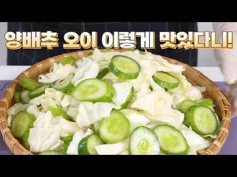 양배추 오이 김치