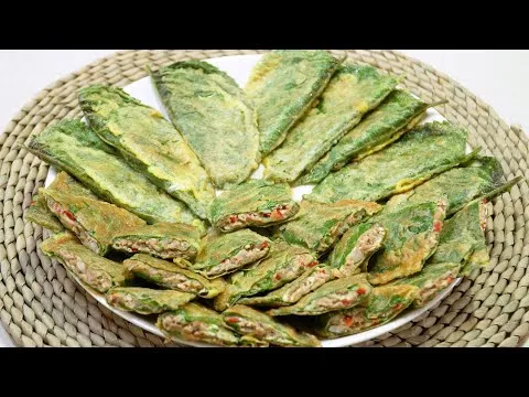 참치 두부 깻잎전