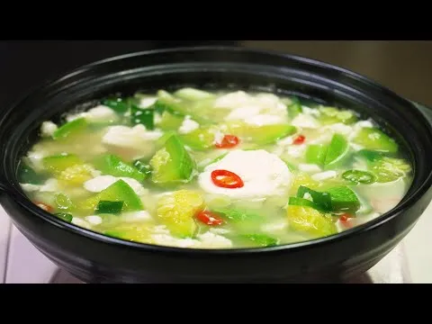 호박순두부찌개