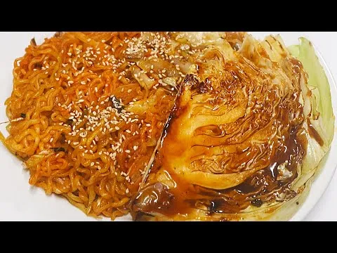 양배추 라면