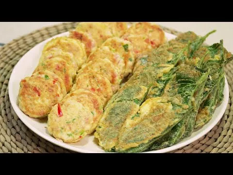 깻잎전과 스팸전