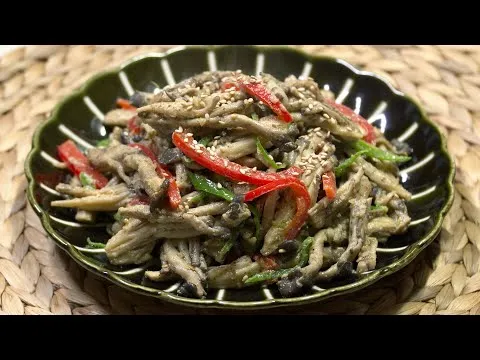 느타리 버섯볶음