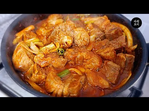 매운 돼지갈비찜