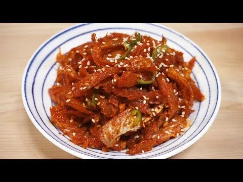 황태채볶음
